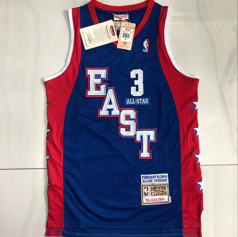Iverson Philadelphia 76ers 3 Blue MN
