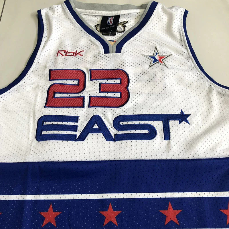 James Los Angeles Lakers White 23 MN