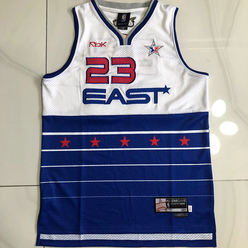 James Los Angeles Lakers White 23 MN