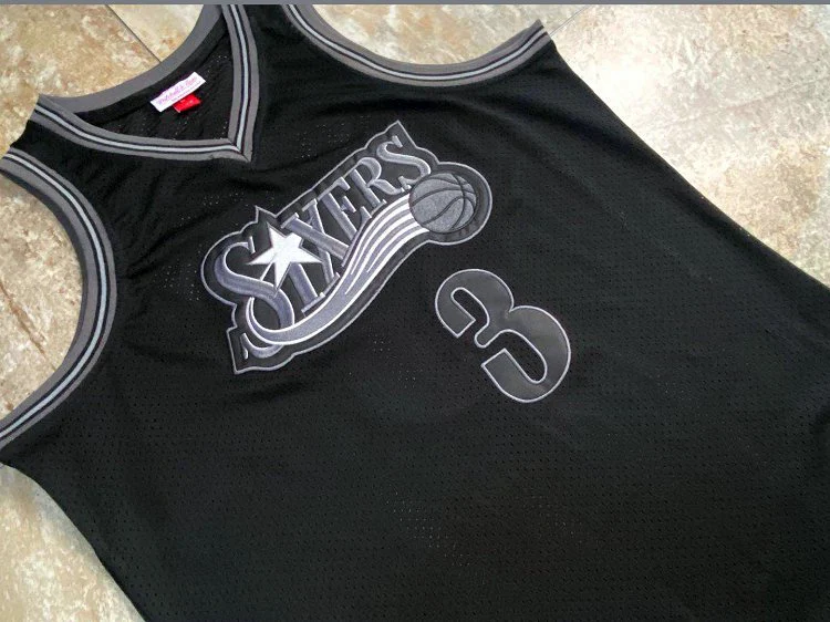 Allen Iverson Philadelphia 76ers 3 Black MN